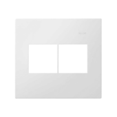 Placa 4x4 4 Postos Branco Fosco 35 Simon