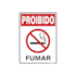 Placa Poliestireno 15x20cm Proibido Fumar Sinalize