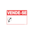 Placa Poliestireno 20x30cm Vende-se Sinalize 