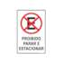 Placa Proibido Estacionar 20x30cm Sinalize 