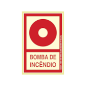 Placa Sinalizador Bomba de Incêndio Sinalize