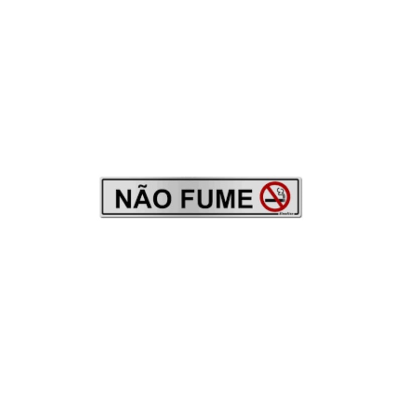 Placa Sinalize Não Fume