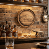 Placa Tampa de Barril Decorativa Forgerini