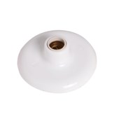 Plafon com Receptáculo de Porcelana 100W Branco Ilumi