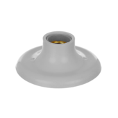 Plafon Soquete de Porcelana Branco Extraluz