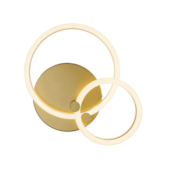 Plafon Space Orbital Double 26W 3000K 40cm Bronzearte