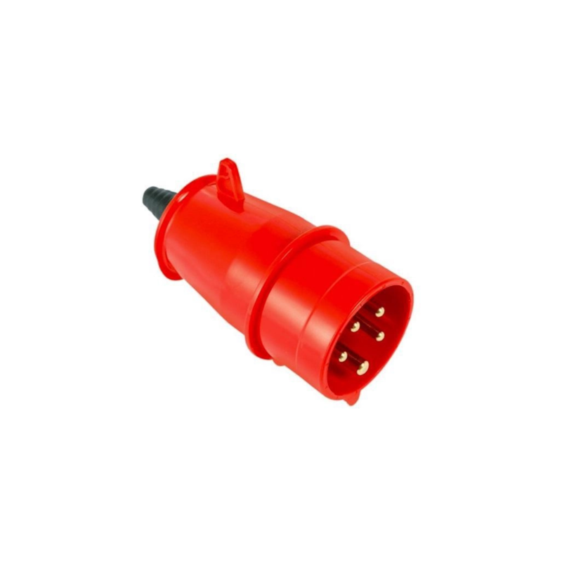 Plug 3P+T 32A 380/440V N4276 Vermelho Steck