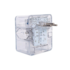 Plug Protetor de Surto 3 Tomadas 2P+T Transparente Clamp 