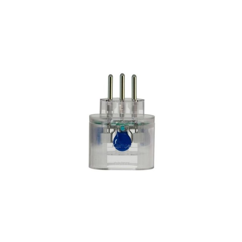 Plug Protetor Surto 2P+T Transparente Clamper