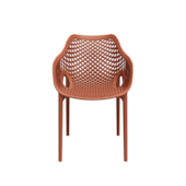 Poltrona Colmeia Terracota Forte Plástico