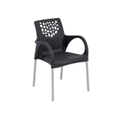 Poltrona Deluxe Preta Forte Plástico Poltrona Deluxe Preta Forte Plástico