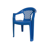 Poltrona Infantil Deluxe Azul Forte Plástico Poltrona Infantil Deluxe Azul Forte Plástico