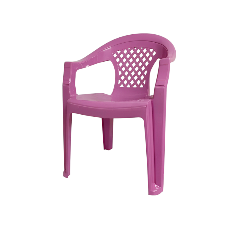 Poltrona Infantil Deluxe Rosa Forte Plástico