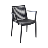 Poltrona Noah Preto Duoplastic