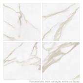 Porcelanato 100x100cm Tipo A Calacatta Gold ESM Acetinado Elizabeth - 2,00m²
