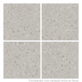 Porcelanato 100x100cm Tipo A Dorcia Terrazzo Grigio Externo Biancogres - 3,00m²