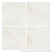 Porcelanato 100x100cm Tipo A Slim Onix Cristal Polido Eliane - 3,00m²