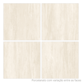 Porcelanato 100x100cm Tipo A Travertino Clássico Satin Biancogres - 3,00m²