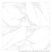 Porcelanato 123x123cm Tipo A Carrara Toscana Polido Villagres - 3,03m²
