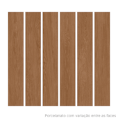 Porcelanato 20x120cm Tipo A PP Carvalho Marrom Incepa - 1,61m²