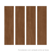Porcelanato 26x106cm Tipo A Caruá Rosso Satin Biancogres - 2,00m²