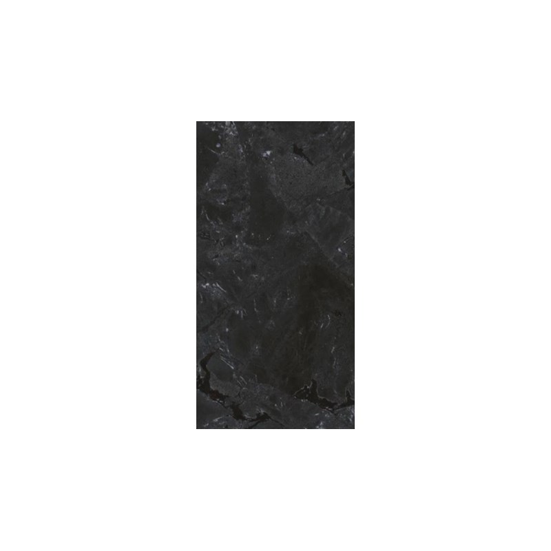 Porcelanato Marmorizado Polido Borda Reta Interno 52,7x105cm Infinity Black  Biancogres