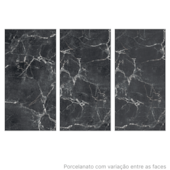 Porcelanato 60x120 cm Tipo A Venato Black MC Retificado Roca - 2,13m²