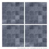 Porcelanato 60x60cm Tipo A Campeche Deco Blu Retificado Biancogres - 2,20m²