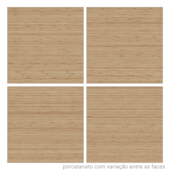 Porcelanato 61x61cm Tipo A HD Deck Bamboo Elizabeth