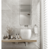Porcelanato 76x76cm Tipo C Medici Branco Polido Pamesa - 1,73m²