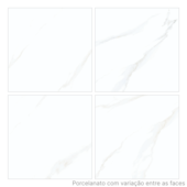 Porcelanato 80x80cm Tipo A Ibiza Branco Cetim Incesa - 2,60m²
