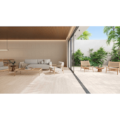 Porcelanato 80x80cm Tipo A Travertino Romano Externo Retificado Biancogres - 2,60m²