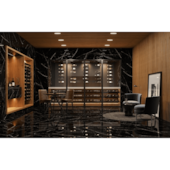 Porcelanato 90x180cm Tipo A Royal Black Lux Biancogres - 3,20m²