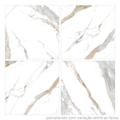 Porcelanato 90x90cm Tipo A Calacata Oro Lux Biancogres - 2,40m²