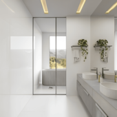 Porcelanato 90x90cm Tipo A Cristallo Bianco Satin Biancogres - 2,40m²