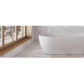 Porcelanato 90x90cm Tipo A Light Marble White Mate Retificado Roca - 1.60m²