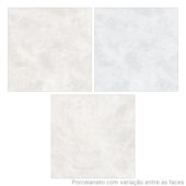 Porcelanato 90x90cm Tipo A Olimpo White Cetim Incesa - 2,40m²