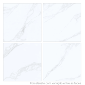 Porcelanato 94,5x94,5cm Tipo A Carrara Glow Polido Cerbras - 2,68m²