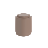 Porta  Algodão Aura Marrom Amêndoa Ou