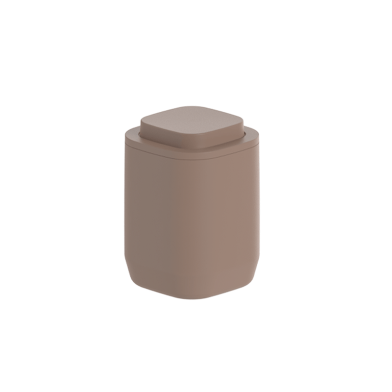 Porta  Algodão Aura Marrom Amêndoa Ou