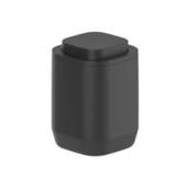 Porta Algodão Aura Preto Ou