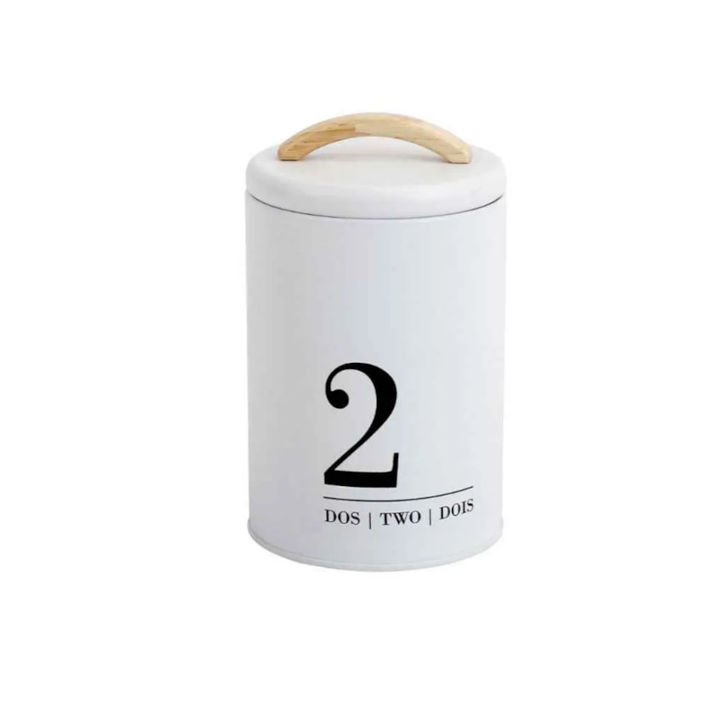 Porta Condimentos Metalla N°2 Branco 1.3l Yoi