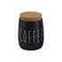 Porta Condimentos Oak Coffee Preto 850ML Yoi