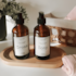 Porta Creme de Vidro Âmbar Pump 250ml Lyor