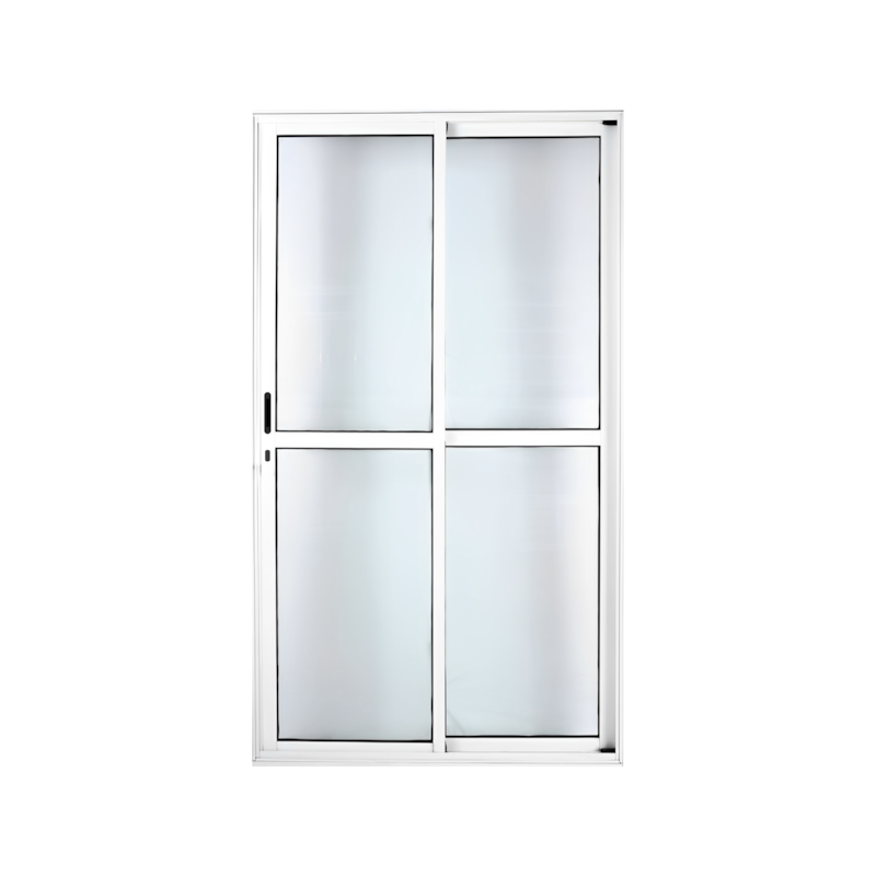 Porta de Correr 2 Folhas Vidro Liso Branco 160x210 Lado Esquerdo Líder ...
