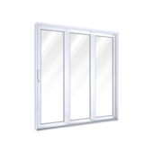 Porta de Correr de Aço 213x150 3 Folhas Direita Lucasa Porta de Correr de Aço 213x150 3 Folhas Direita Lucasa