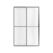 Porta de Correr Natural 2 Folhas Vidro Canelado 160x210cm Lado Direito Líder Porta de Correr Natural 2 Folhas Vidro Canelado 160x210cm Lado Direito Líder