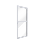 Porta de Giro 85x215cm com Vidro Esquerda Lucasa