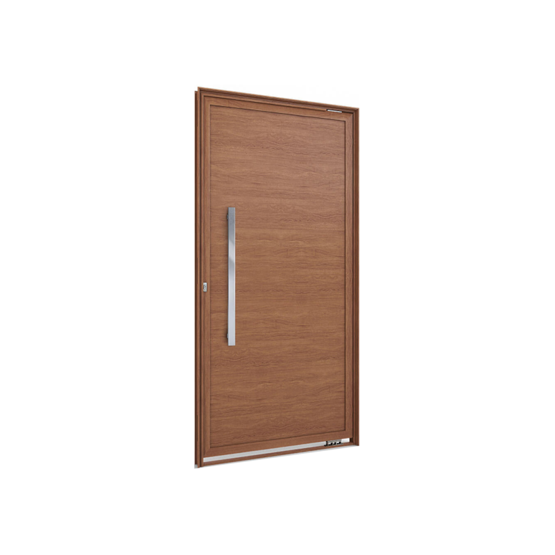 Porta de Giro Pivotante Lambril Amadeirado com Puxador 215x105cm MD9181.2 Lucasa