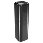 Porta Escova com Tampa Splash Preto Coza Porta Escova com Tampa Splash Preto Coza